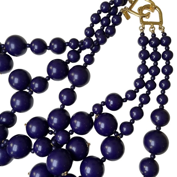 KJL Beaded Cluster Necklace - Picture 8 of 10